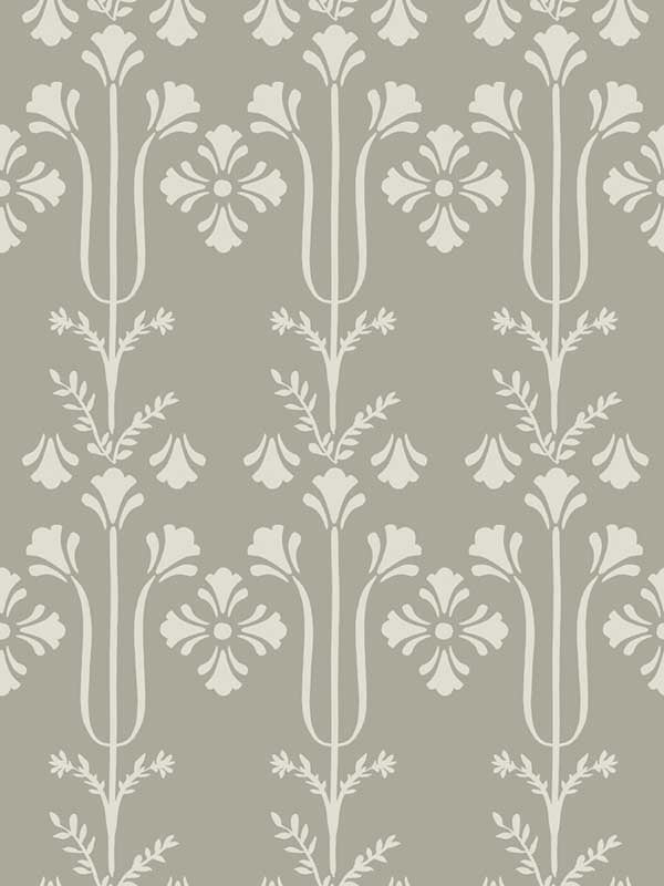 Lydia wallpaper in taupe color - pattern number MF4805 - by Magnolia Home by Joanna Gaines in the Magnolia Home Vol 4 collection