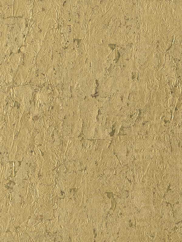Cork W3319 fabric in gold metallic color - pattern number W3319.4.0 - by Kravet in the Elements II Naturals collection