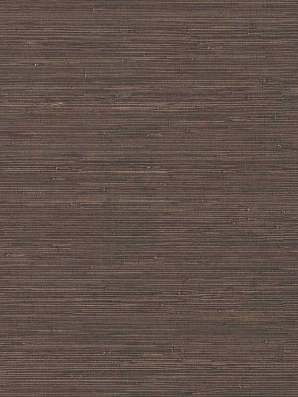 Grasscloth W4002 wallpaper in espresso chocolate brown color - pattern number W4002.66.0 - by Kravet in the Elements II Naturals collection
