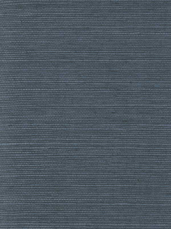Sisal W3996 wallpaper in indigo dark blue blue color - pattern number W3996.5.0 - by Kravet in the Elements II Naturals collection