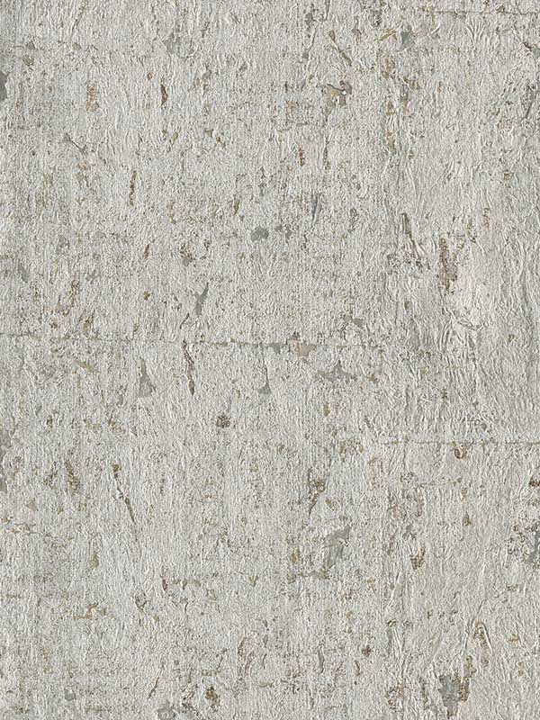 Cork W3319 fabric in silver metallic color - pattern number W3319.11.0 - by Kravet in the Elements II Naturals collection