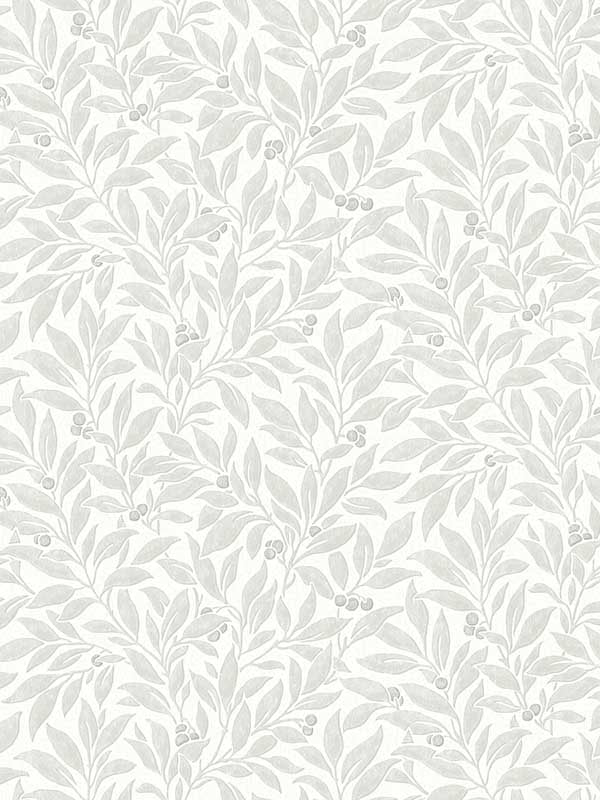 Winter Berry Vine wallpaper in light grey color - pattern number 4164-M1843 - by Advantage in the Westbury Forest collection