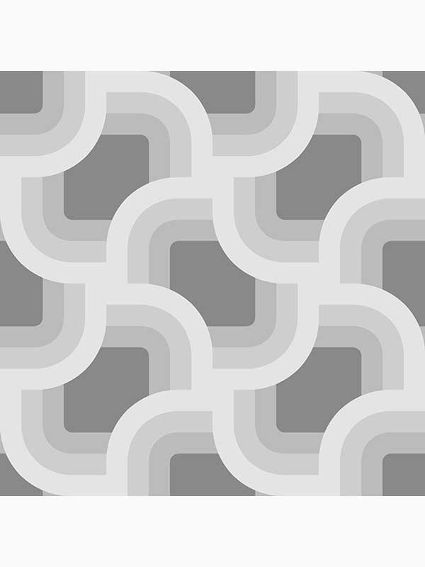 Retro Geo Peel and Stick fabric in smoke color - pattern number 127444 - by Graham and Brown in the Peel and Stick Wallpaper by Nicole Miller collection