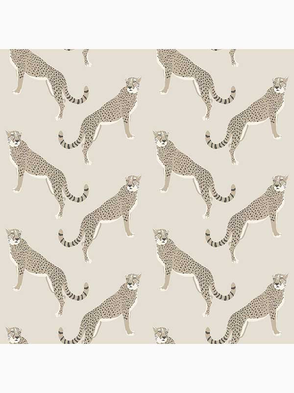 Guepardo Peel and Stick fabric in twine color - pattern number 127457 - by Graham and Brown in the Peel and Stick Wallpaper by Nicole Miller collection
