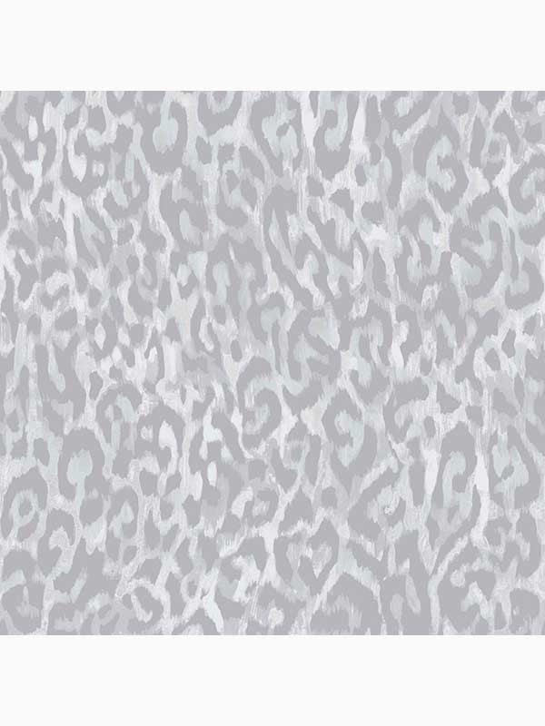 Laid Back Leopard Peel and Stick fabric in oyster color - pattern number 127460 - by Graham and Brown in the Peel and Stick Wallpaper by Nicole Miller collection