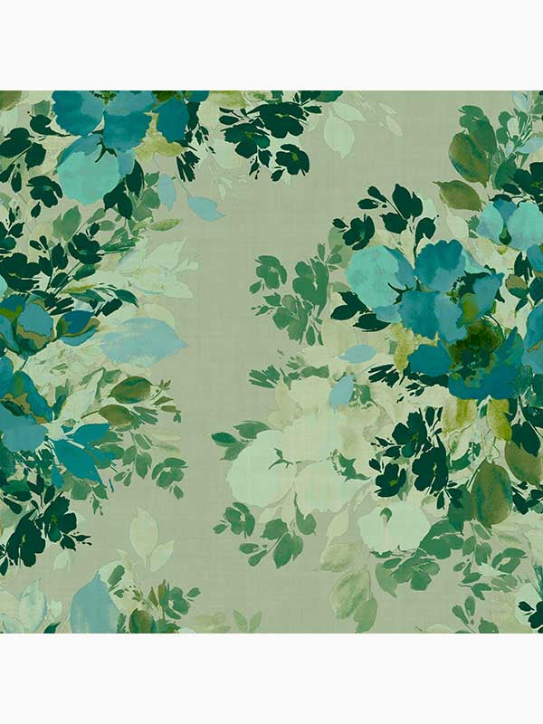Botanic Peel and Stick wallpaper in sage color - pattern number 127467 - by Graham and Brown in the Peel and Stick Wallpaper by Nicole Miller collection