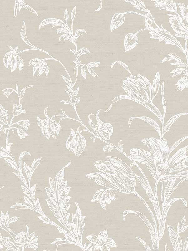 Lloyd fabric in dove grey color - pattern number 127391 - by Laura Ashley in the Laura Ashley Collection II collection