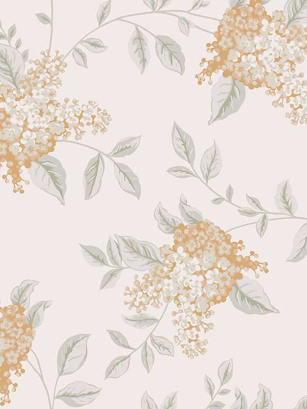 Portland fabric in apricot color - pattern number 127394 - by Laura Ashley in the Laura Ashley Collection II collection