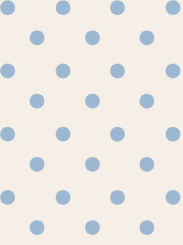Button Spot fabric in blue color - pattern number 125522 - by Graham and Brown in the Cath Kidston Collection collection