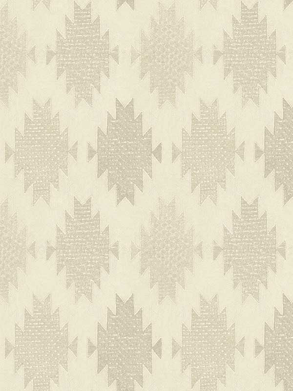 Stitched Heirloom wallpaper in khaki color - pattern number 4142-72662 - by Chesapeake in the Yellowstone collection