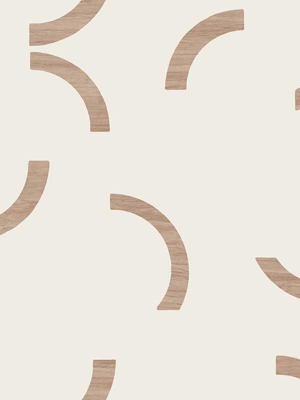 Lunula wallpaper in clay color - pattern number FM1024 - by York in the Formations collection