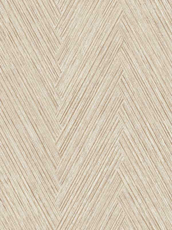Thatched Chevron wallpaper in terracotta color - pattern number FM1053 - by York in the Formations collection