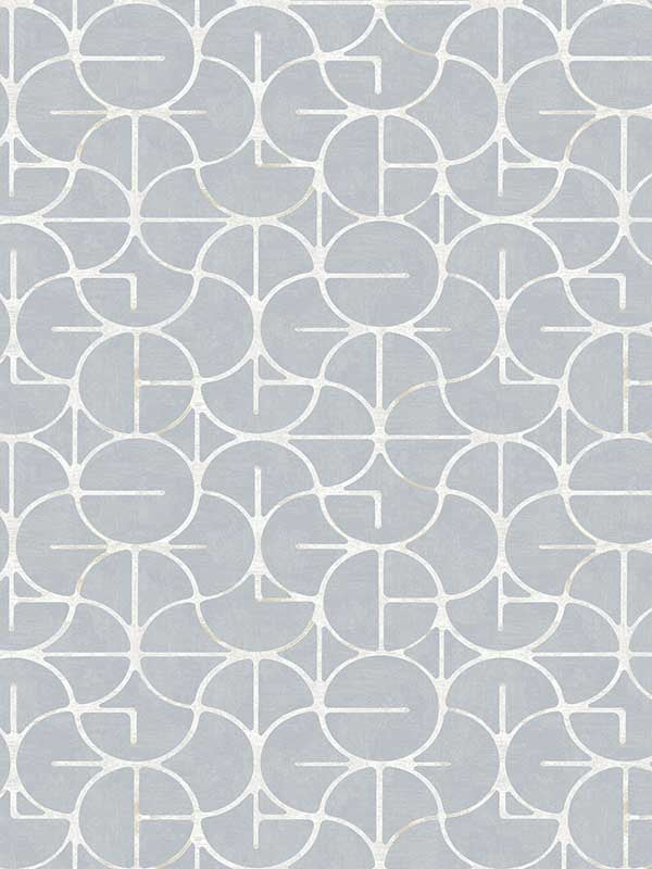 Looking Glass wallpaper in chambray color - pattern number FM1106 - by York in the Formations collection