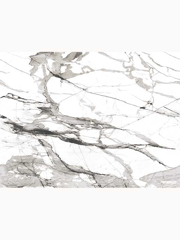 Imperial Marble mural in black and white color - pattern number FM1109M - by York in the Formations collection