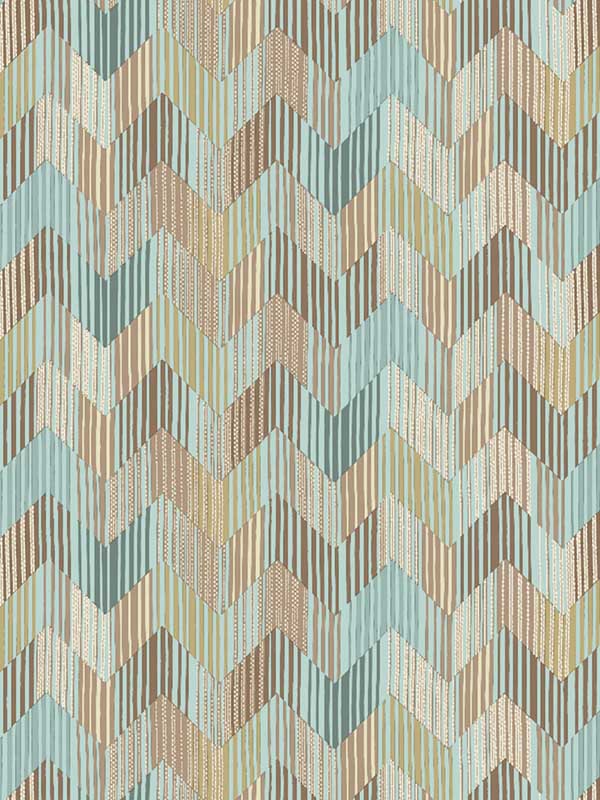 Betulle fabric in blue color - pattern number MI10523 - by York in the Missoni Home 05 collection