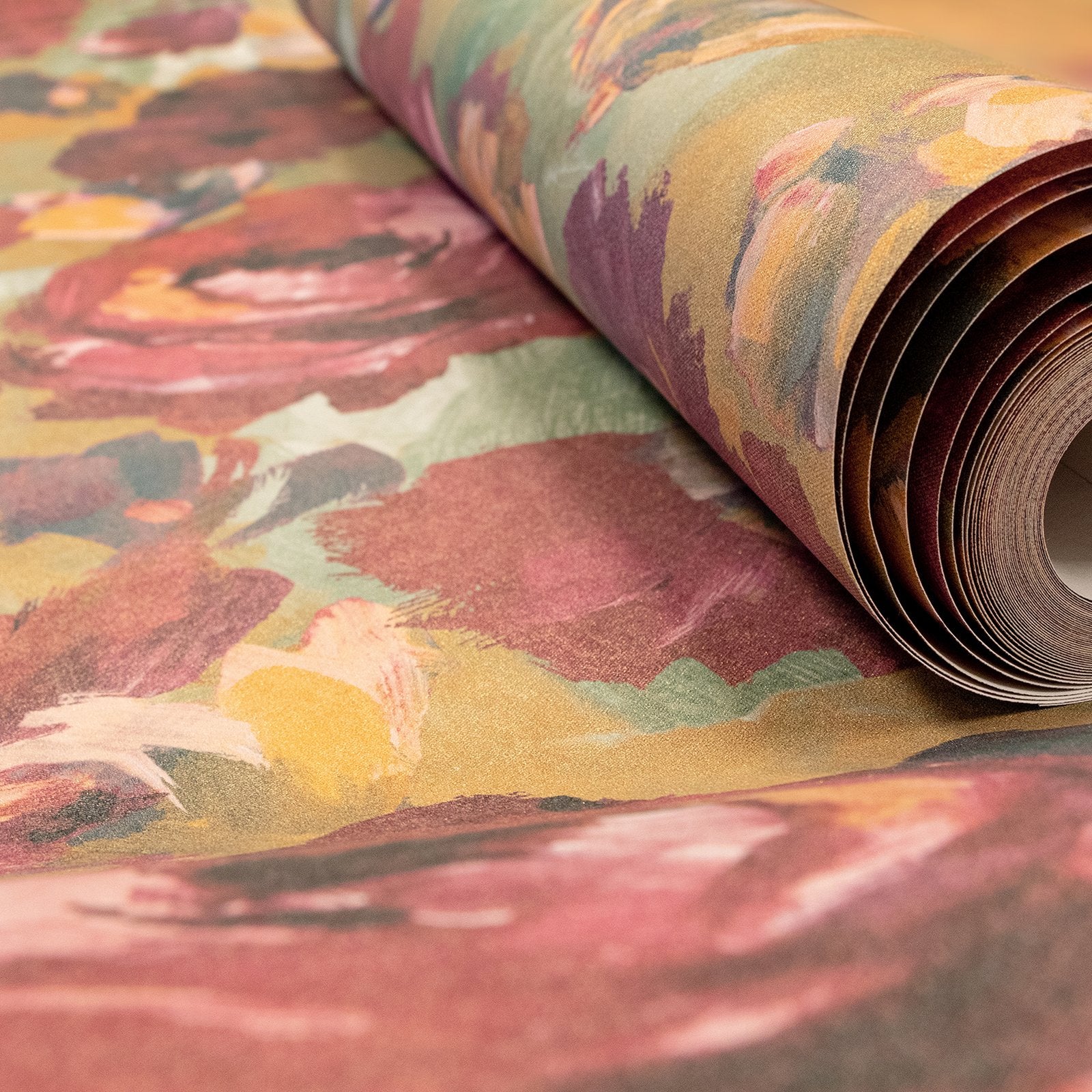 Paeonia wallpaper in red color - pattern number GH26902-23 - by Galerie in the Julie Feels Home collection