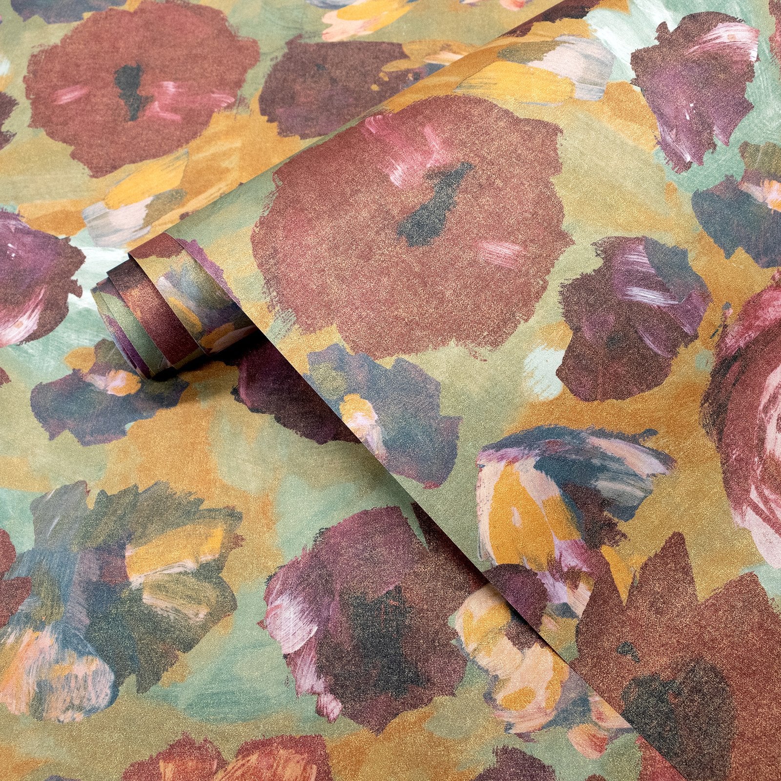 Paeonia wallpaper in red color - pattern number GH26902-23 - by Galerie in the Julie Feels Home collection