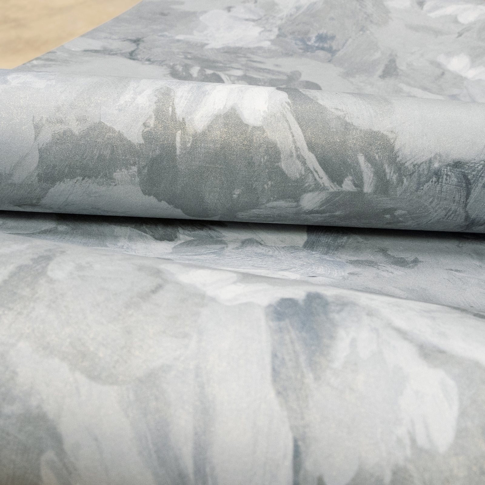 Paeonia Plain wallpaper in silver grey color - pattern number GH26911-23 - by Galerie in the Julie Feels Home collection