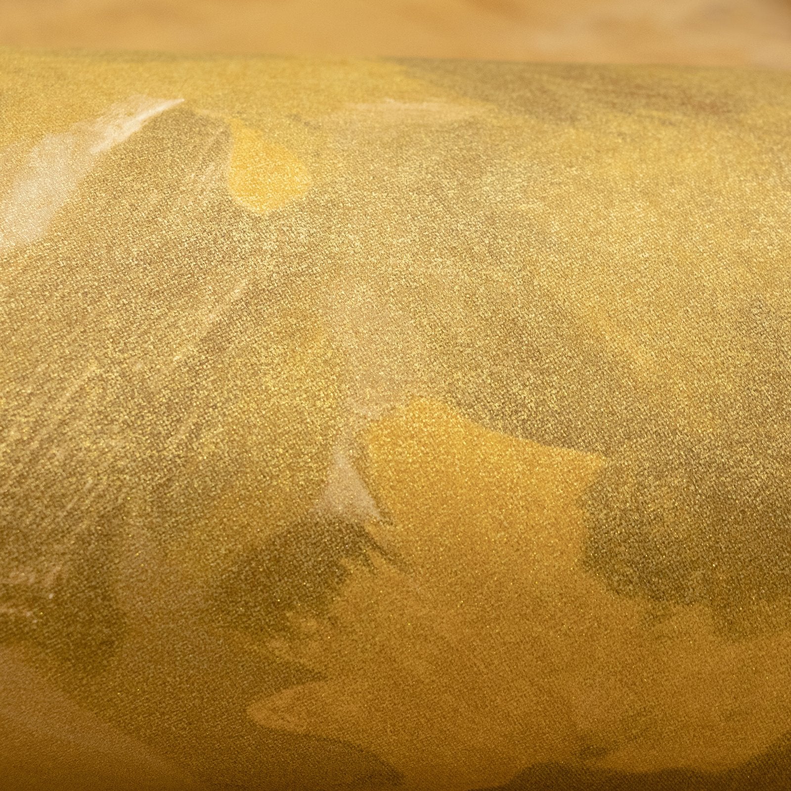 Paeonia Plain wallpaper in gold color - pattern number GH26913-23 - by Galerie in the Julie Feels Home collection