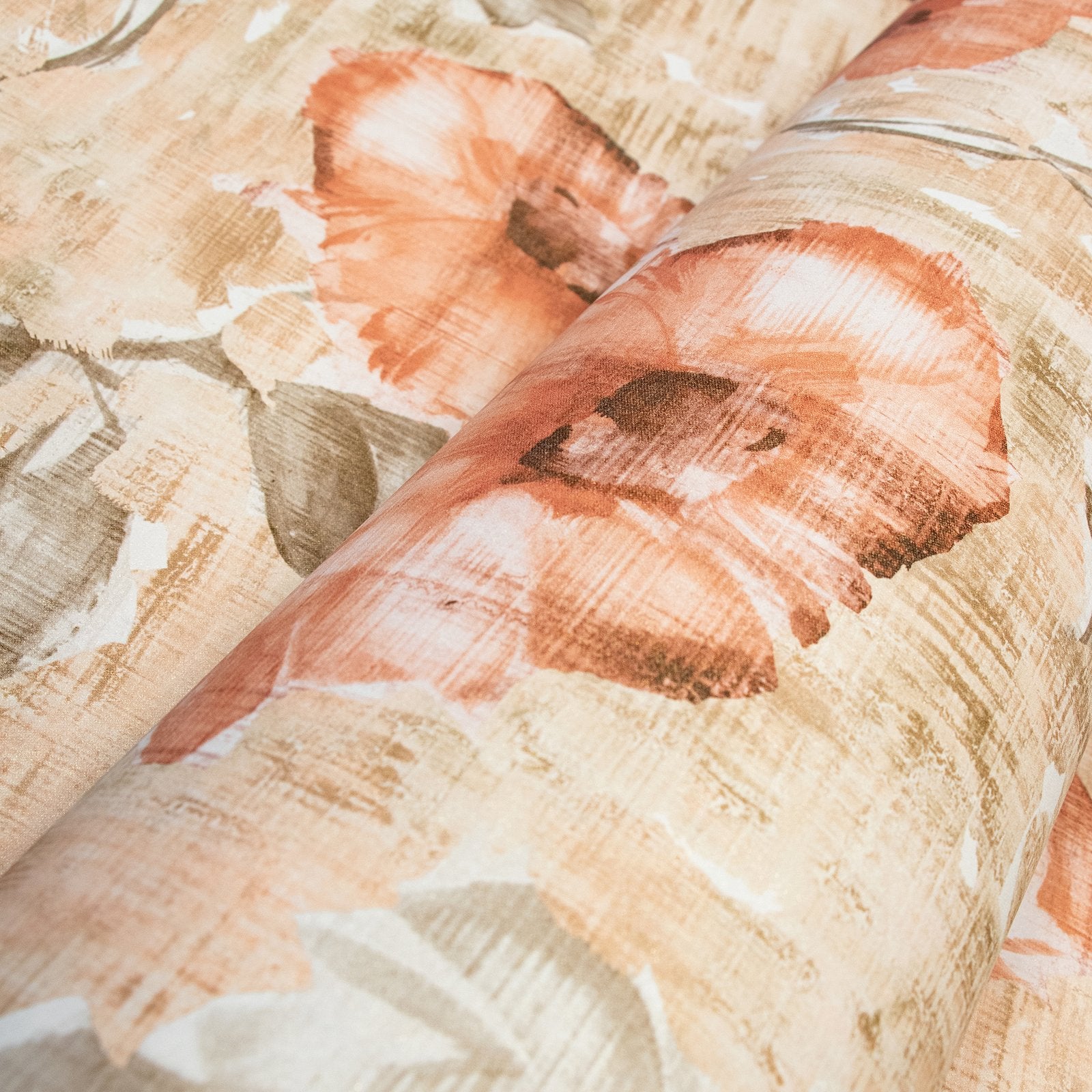 Petunia wallpaper in orange color - pattern number GH26915-23 - by Galerie in the Julie Feels Home collection
