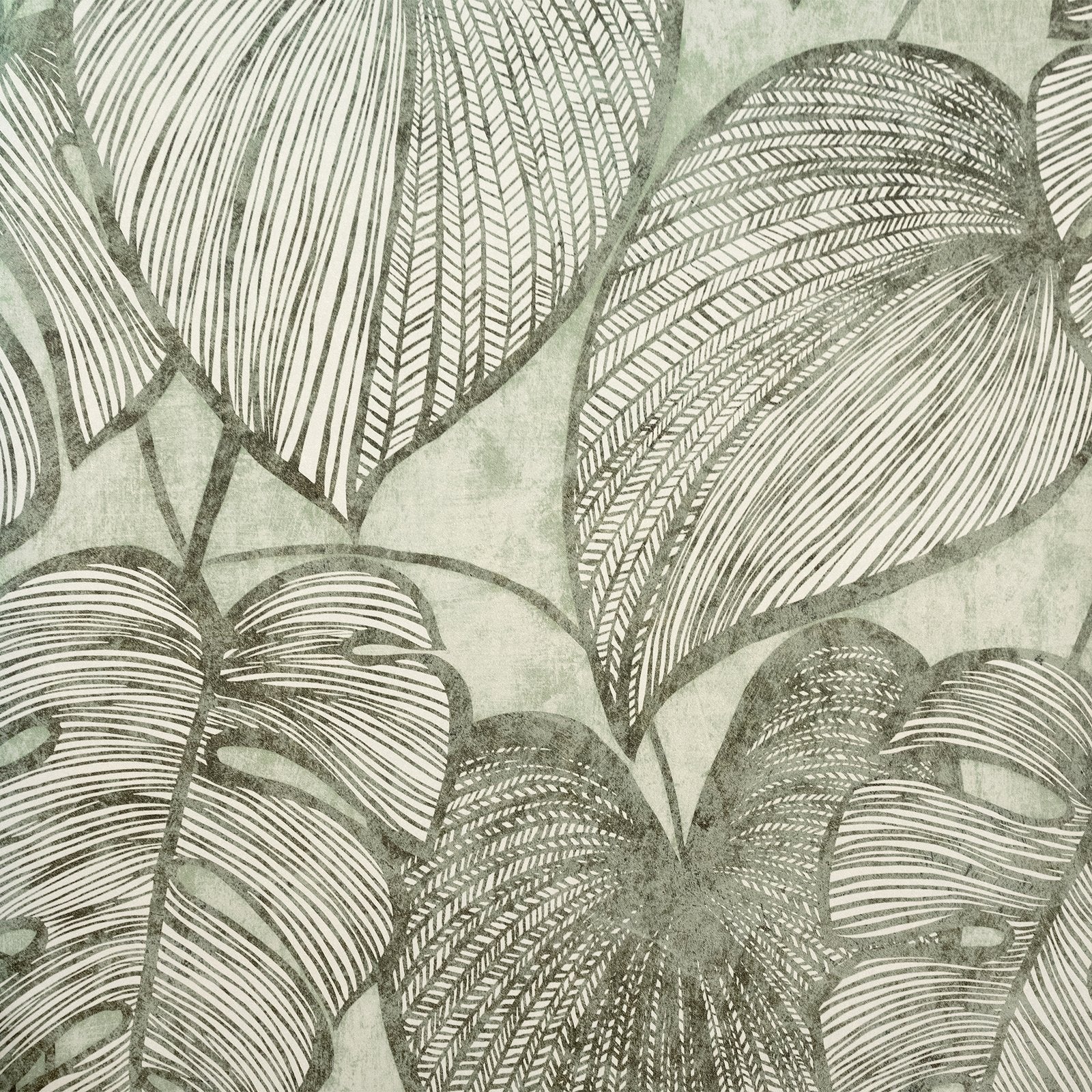 Monstera wallpaper in green color - pattern number GH26935-23 - by Galerie in the Julie Feels Home collection