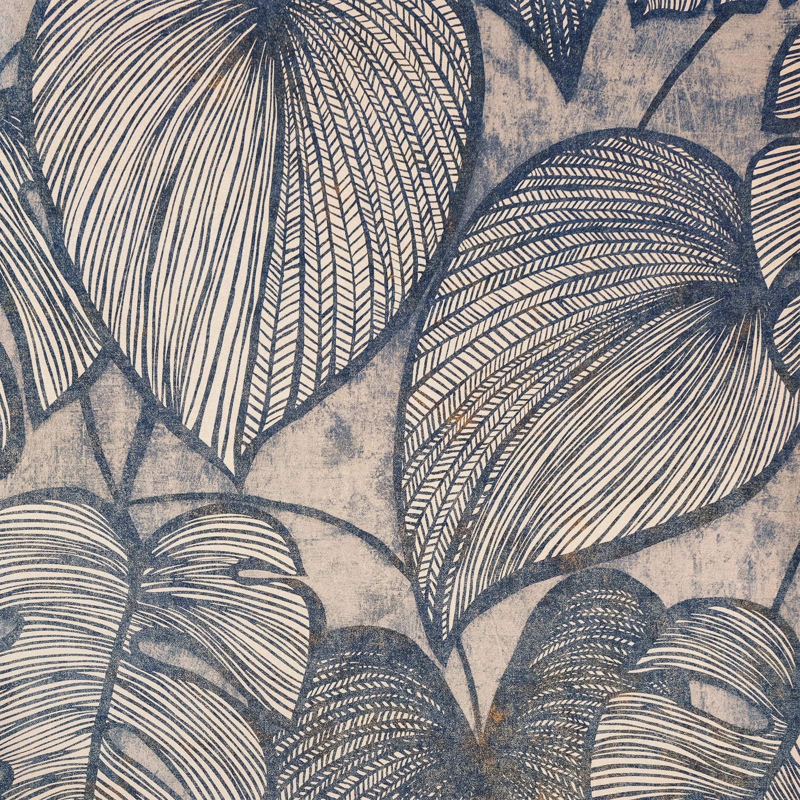 Monstera wallpaper in blue color - pattern number GH26942-23 - by Galerie in the Julie Feels Home collection
