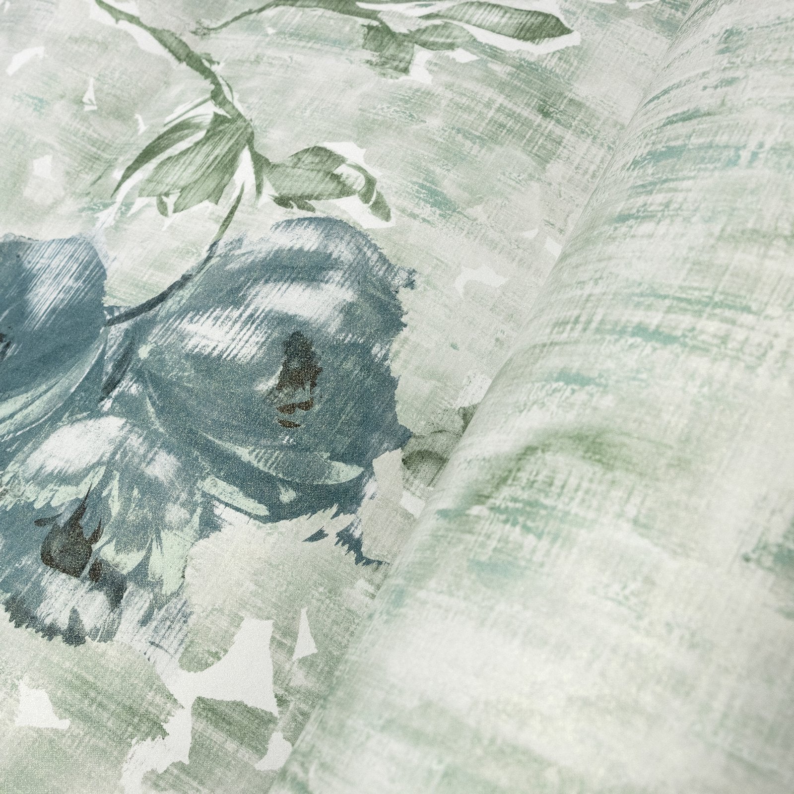 Petunia Twinwall mural in green color - pattern number GH26965-23 - by Galerie in the Julie Feels Home collection