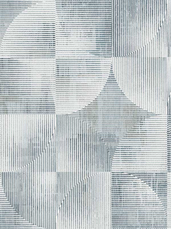 Woodbine Abstract Geometric wallpaper in slate color - pattern number 4155-27343 - by A Street Prints in the Drew and Jonathan Home Fourth Edition collection