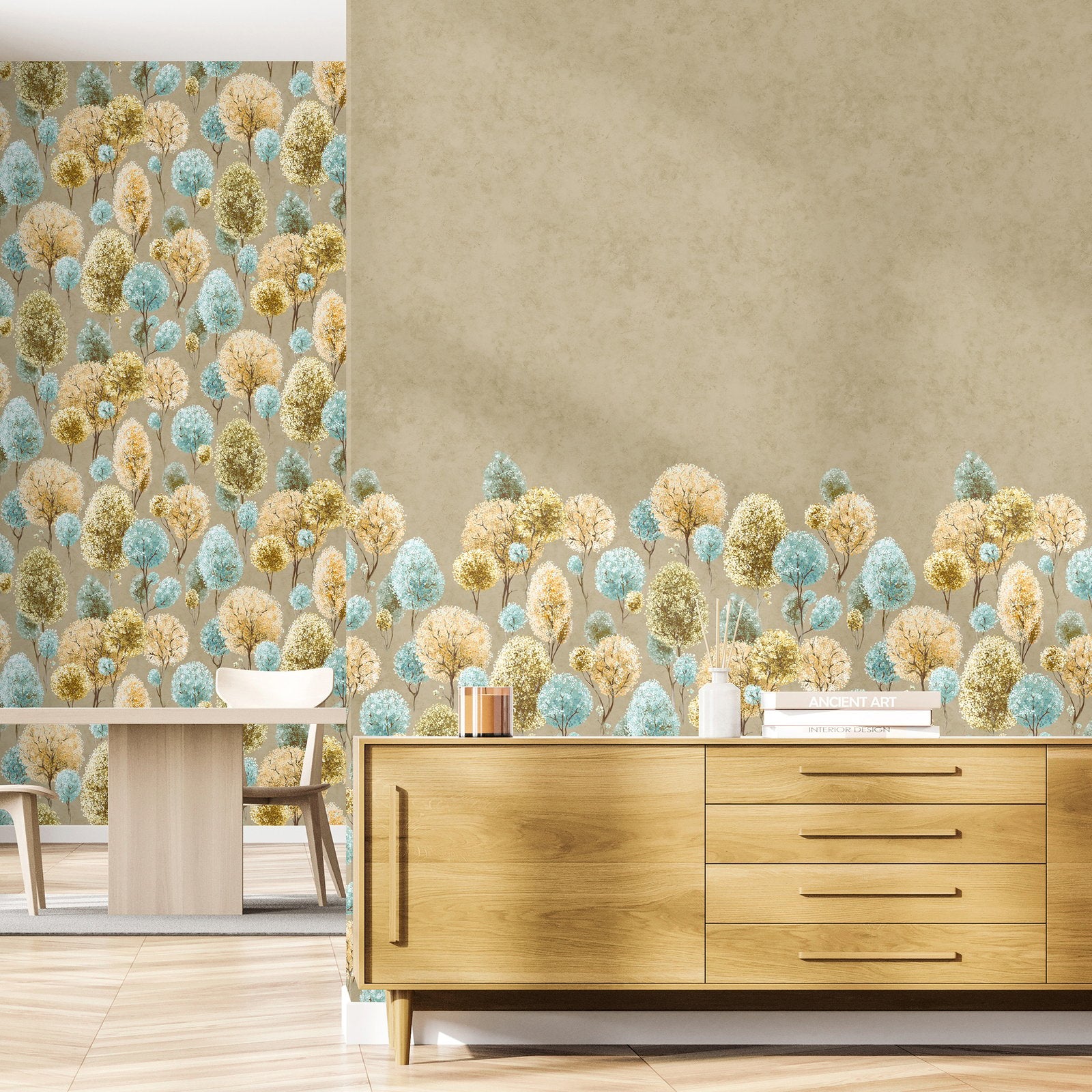 Tilia Twinwall mural in multi-coloured color - pattern number GH26971-23 - by Galerie in the Julie Feels Home collection