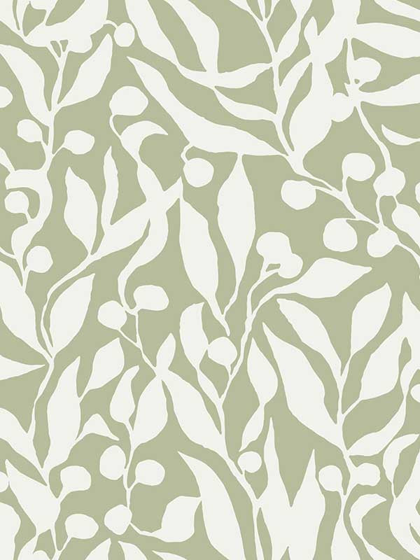 Olive Mill fabric in palm color - pattern number MT5614 - by York in the Montecito collection