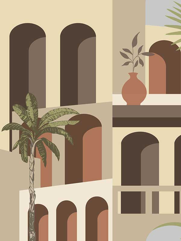 Monte Vista fabric in sunstone color - pattern number MT5617 - by York in the Montecito collection