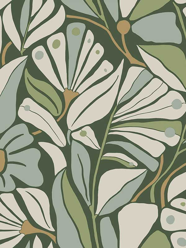 Cabana Club fabric in lush color - pattern number MT5627 - by York in the Montecito collection