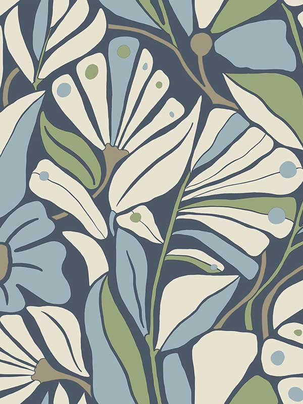 Cabana Club fabric in sea color - pattern number MT5628 - by York in the Montecito collection