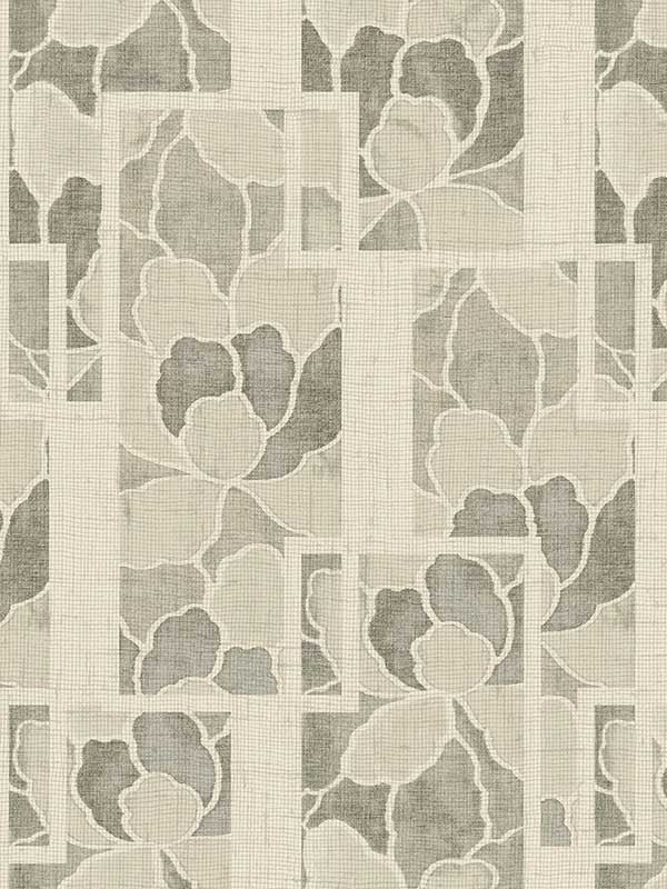 Capri wallpaper in beige grey color - pattern number 9615 - by Armani Casa in the Graphic Elements collection