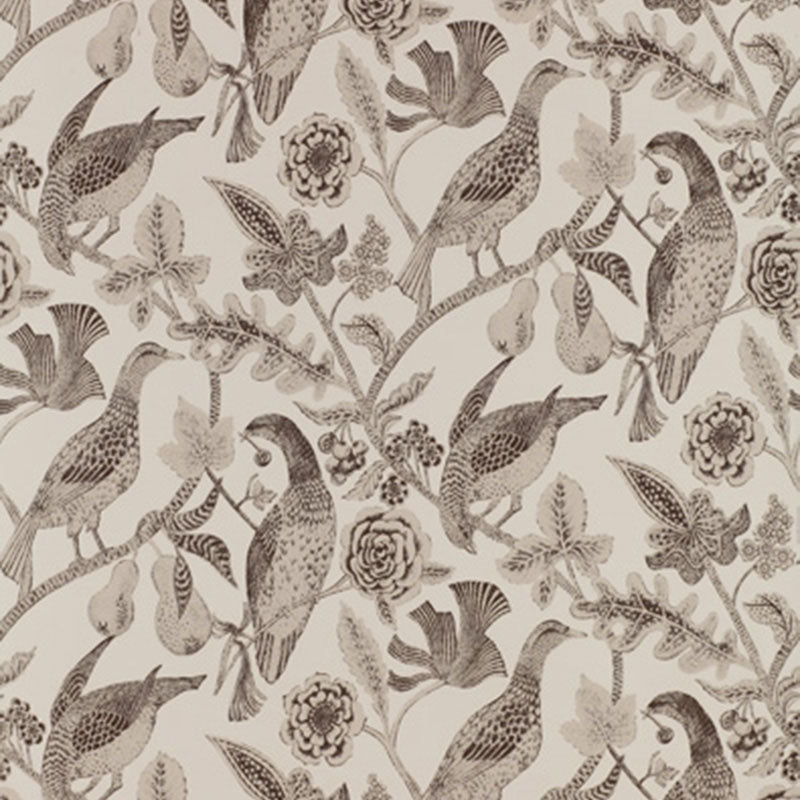 Katmandu wallpaper in graphite color - pattern number 2700203 - by Schumacher in the Perennial Favorites collection