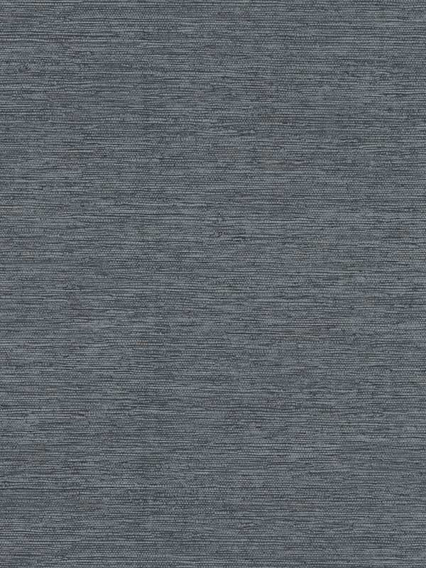 Mae Faux Grasscloth fabric in dark blue color - pattern number 4183-4832 - by Warner in the Grasscloth Resource Volume 2 collection