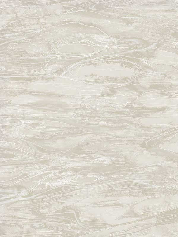 Nyla Metallic Scribble fabric in neutral color - pattern number 4184-4914 - by Warner in the Infinity collection