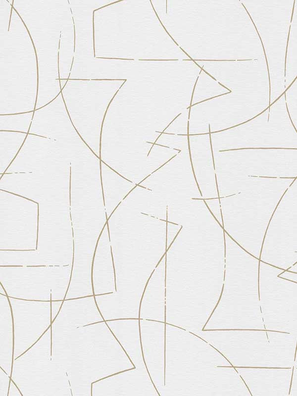 Enzo Abstract fabric in ivory color - pattern number 4184-4931 - by Warner in the Infinity collection