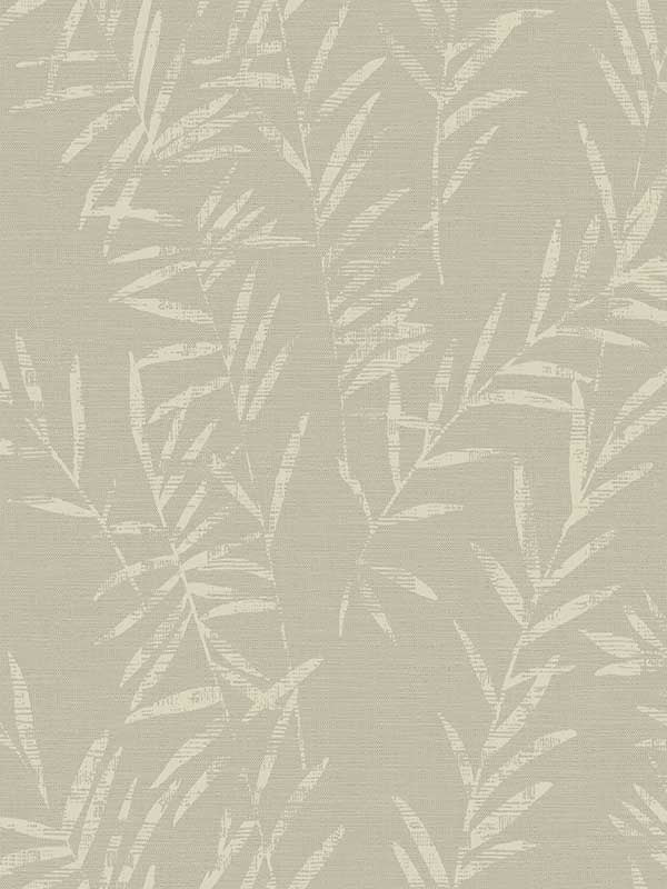 Allerton Bamboo wallpaper in taupe color - pattern number AB3062 - by Antonina Vella in the Artifacts collection