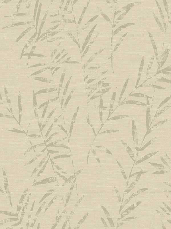 Allerton Bamboo wallpaper in linen color - pattern number AB3063 - by Antonina Vella in the Artifacts collection