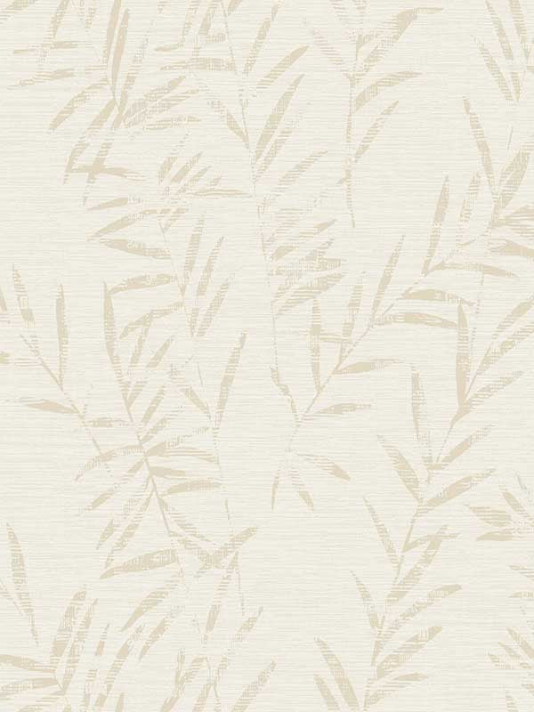 Allerton Bamboo wallpaper in alabaster color - pattern number AB3065 - by Antonina Vella in the Artifacts collection