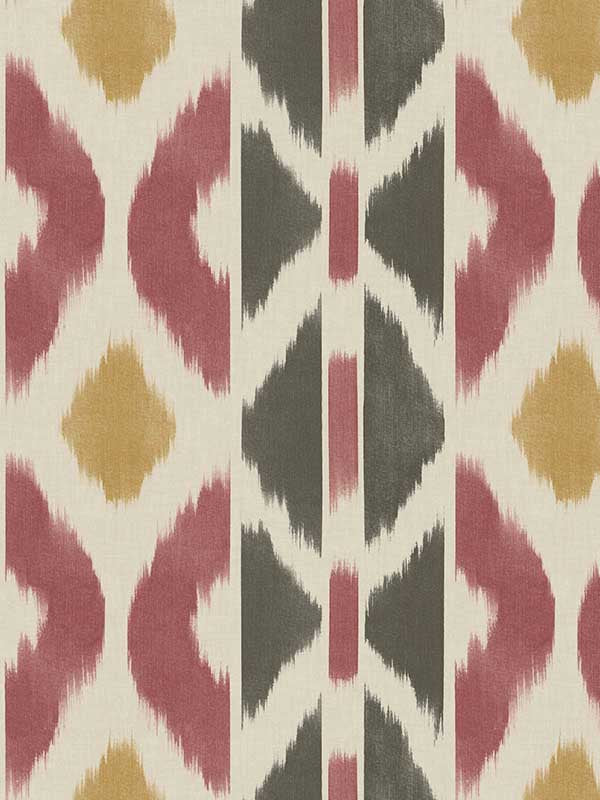 Patan wallpaper in ruby color - pattern number AB3091 - by Antonina Vella in the Artifacts collection