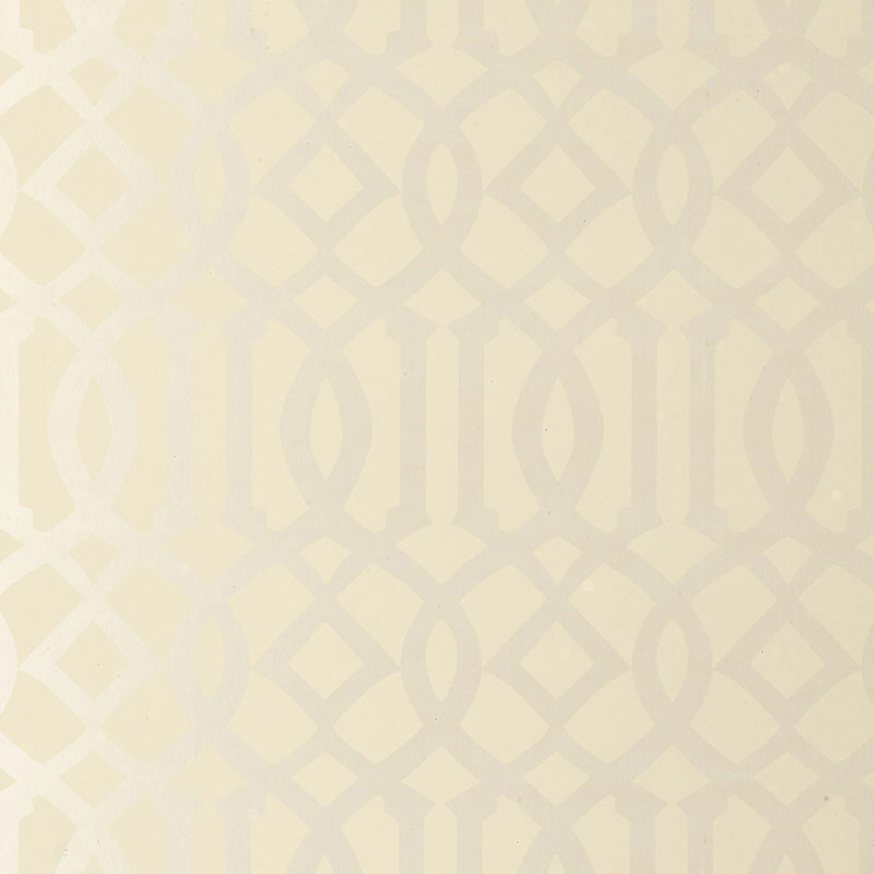 Imperial Trellis fabric in alabaster color - pattern number 2707211 - by Schumacher in the Print Happy Wallpapers collection