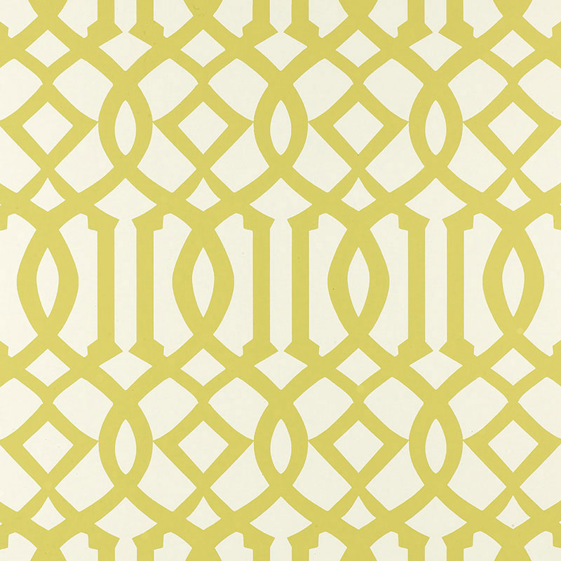 Imperial Trellis fabric in citrine color - pattern number 2707213 - by Schumacher in the Avant Garde collection