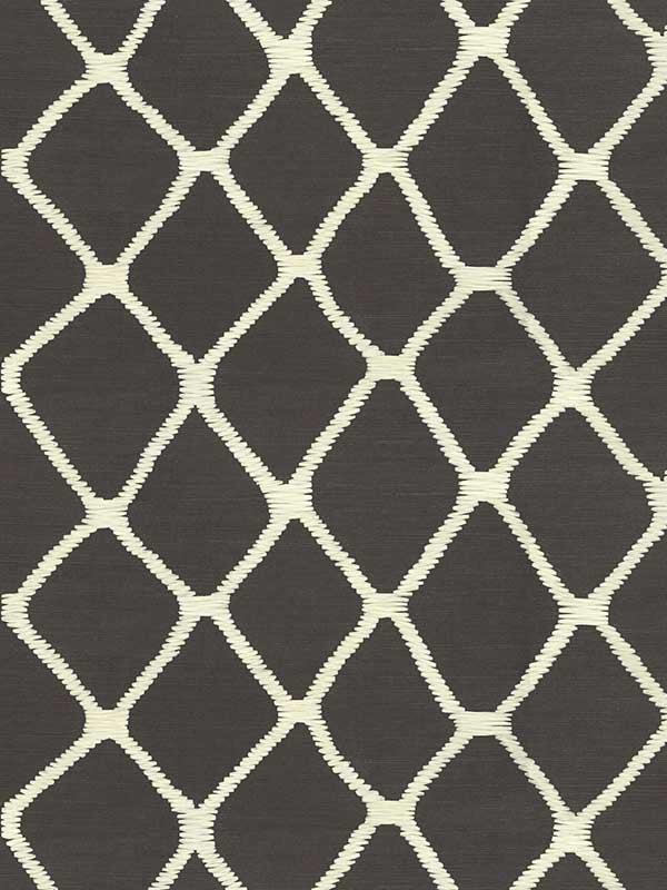 Tonga wallpaper in black and white color - pattern number AB3121 - by Antonina Vella in the Artifacts collection