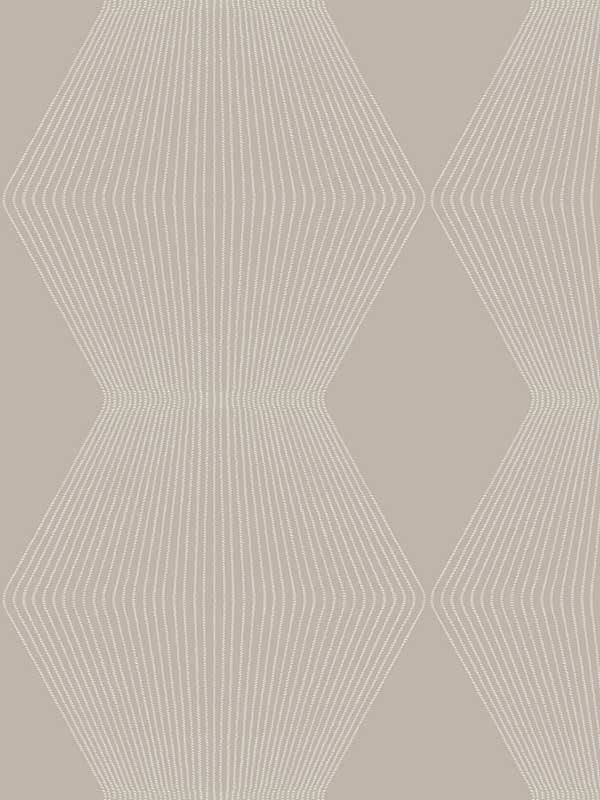 Diamond Legacy fabric in taupe color - pattern number MX9632 - by Ronald Redding in the Astoria collection