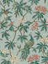 Peacock Estate fabric in blue color - pattern number MX9663 - by Ronald Redding in the Astoria collection