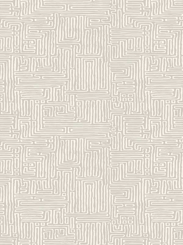 Passages wallpaper in taupe color - pattern number MX9685 - by Ronald Redding in the Astoria collection