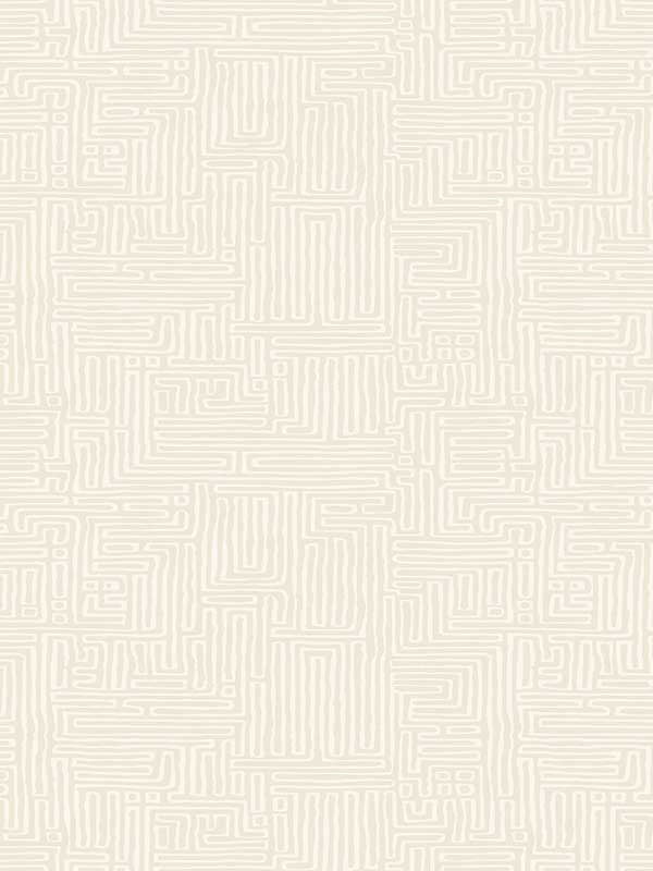 Passages wallpaper in cream color - pattern number MX9686 - by Ronald Redding in the Astoria collection