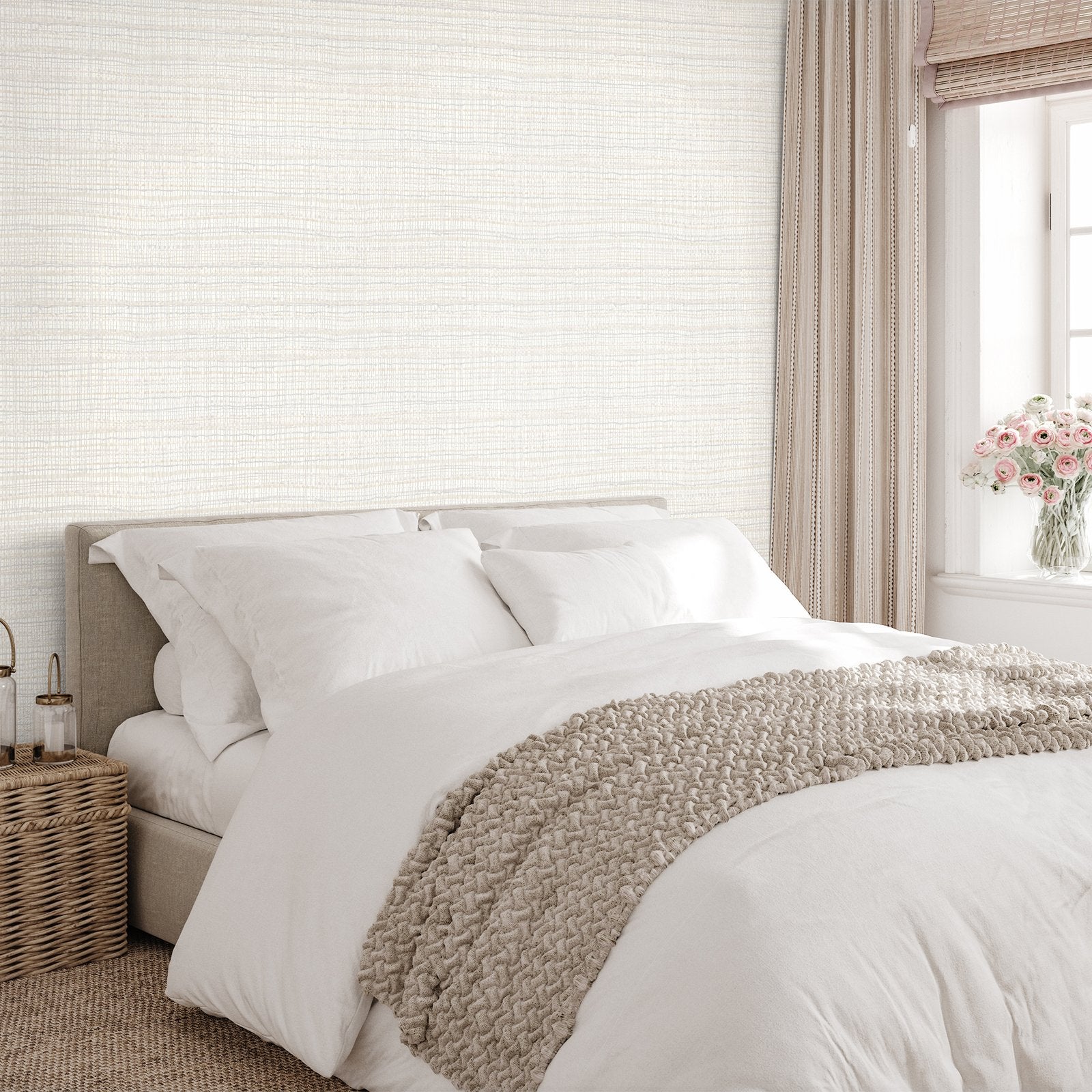Fondo wallpaper in cream color - pattern number GH27094-23 - by Galerie in the Salt collection